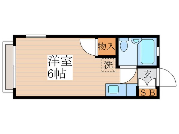 メゾンドモナミの物件間取画像